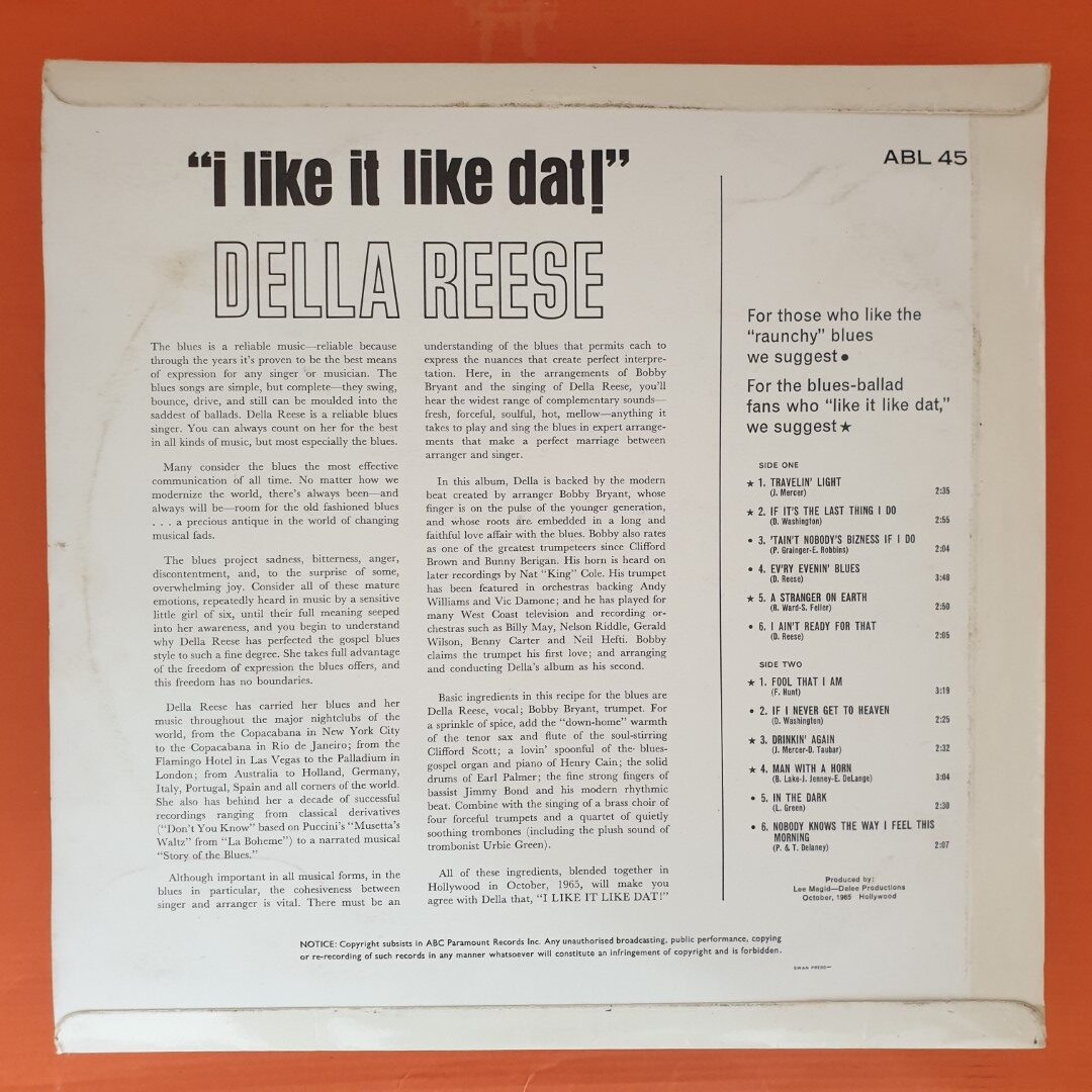 Della Reese - I Like It Like Dat! - Image 2