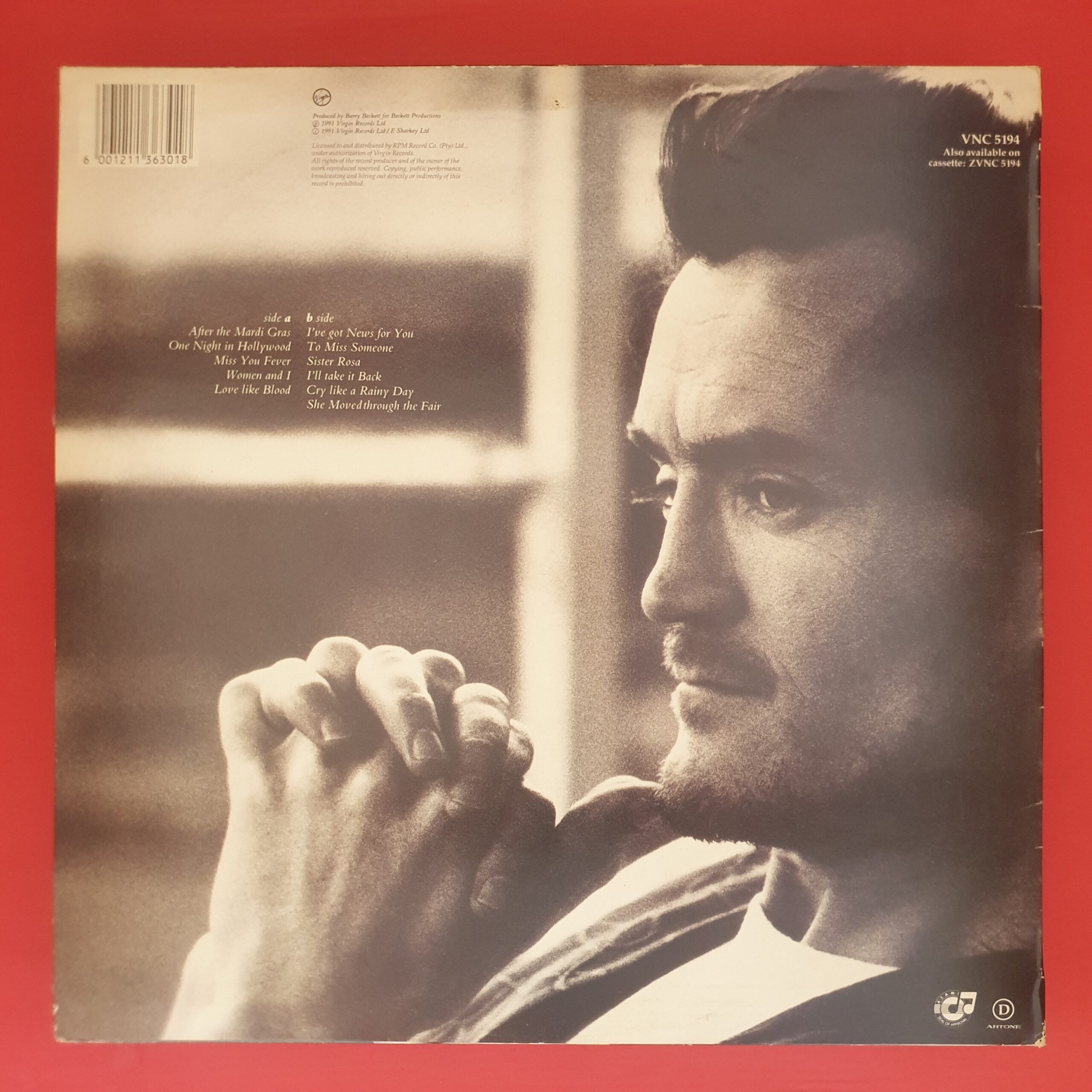 Feargal Sharkey - Songs From The Mardi Gras - Image 2