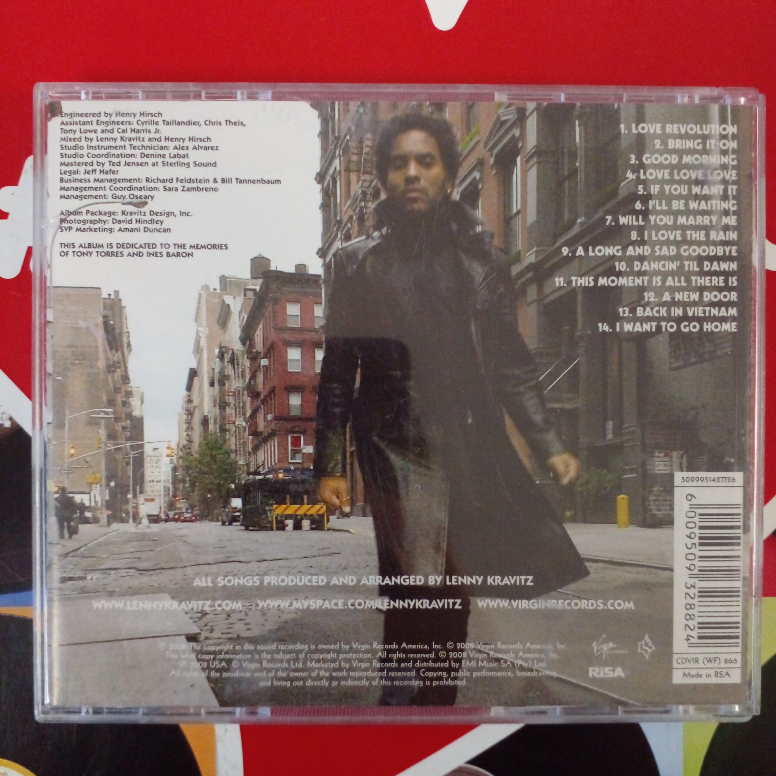 Lenny Kravitz - Its Time For A Revolution - Image 2