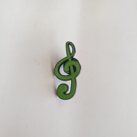 Green Music Note Badge