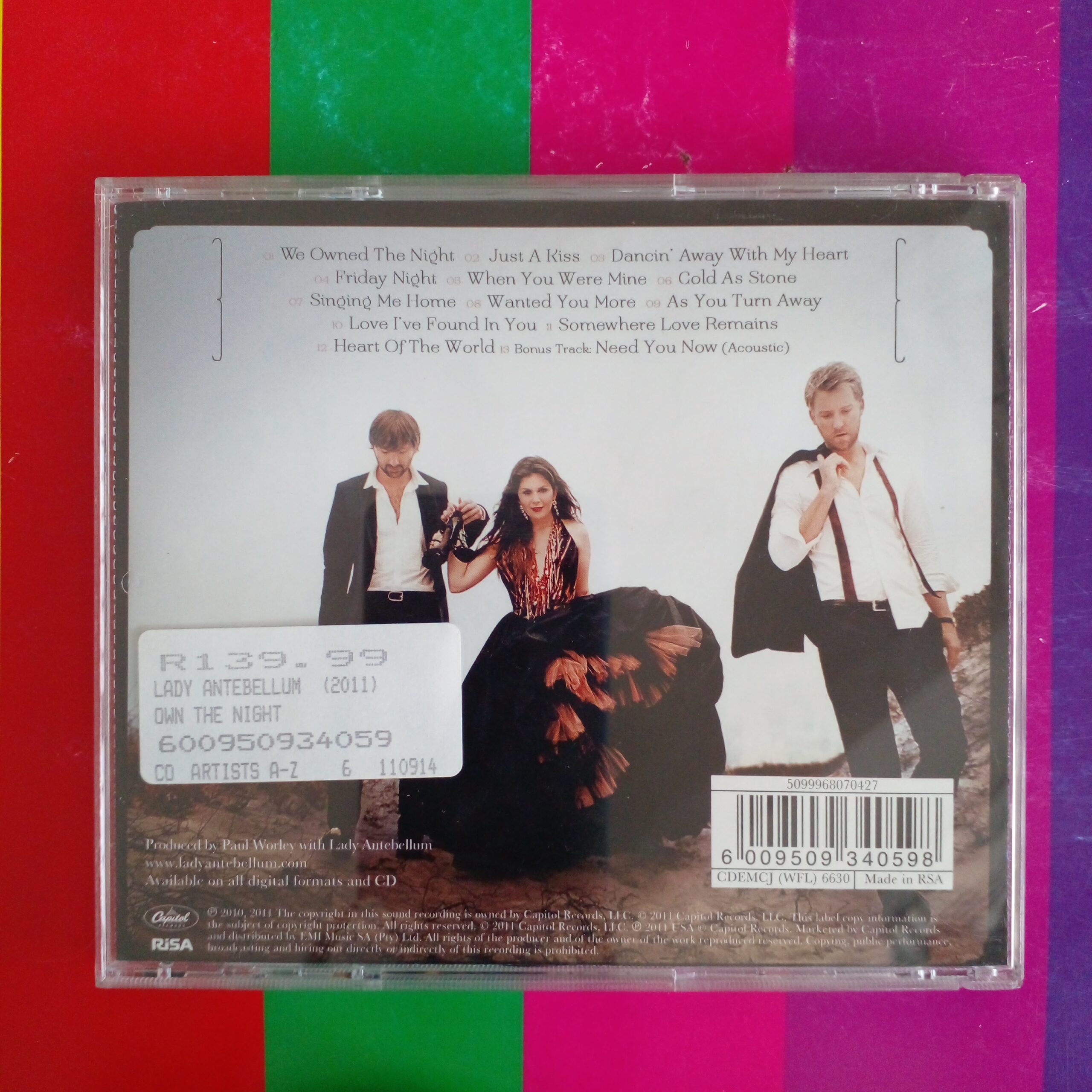 Lady Antebellum - Own The Night - Image 2