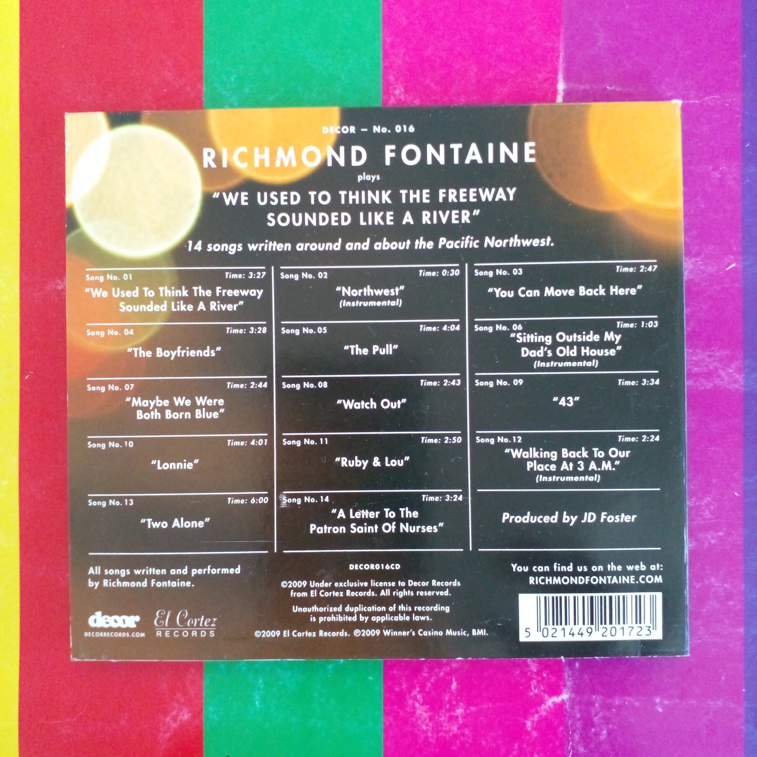 Richmond Fontaine - We Used To Think The Freeway Sounded Like A River - Image 2