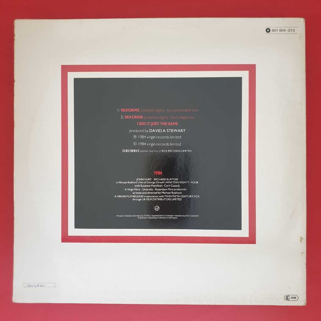 Eurythmics - Sexcrime - Image 2