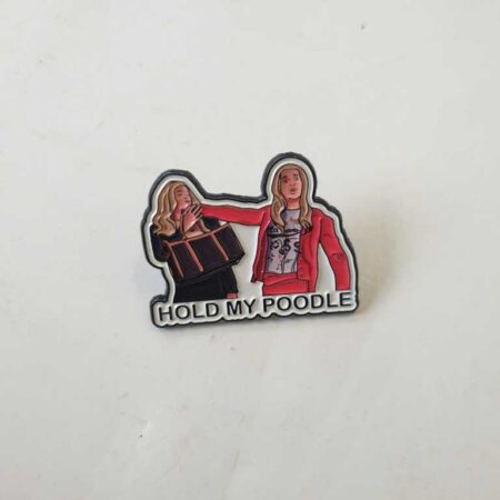 Hold My Poodle Badge