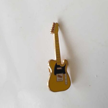 Yellow Guitar Badge