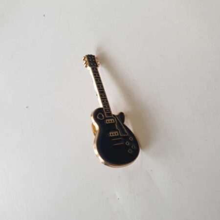 Black Guitar Badge