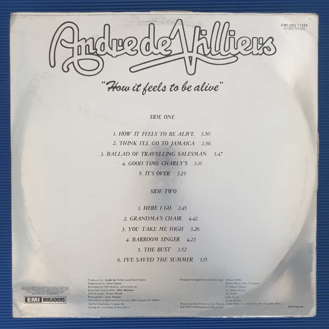 Andre De Villiers - How It Feels To Be Alive - Image 2