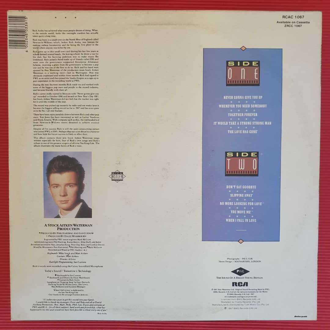 Rick Astley - Whenever You Need Somebody - Image 2