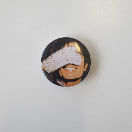 Micheal Jackson King of Pop Sparkling Glove Badge