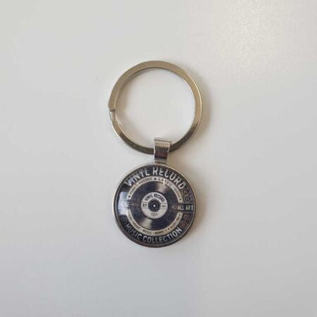 Retro Vinyl Record Key Ring