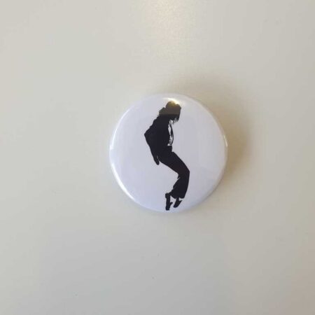 Micheal Jackson Silhouette Badge
